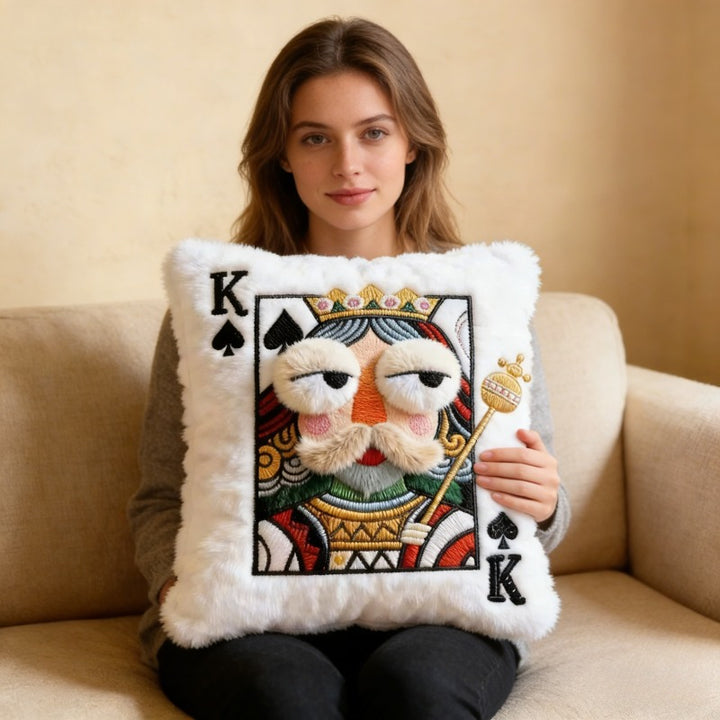 Poker Plush Pillow Cushion