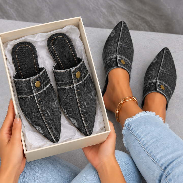 Kendall Denim Sandals