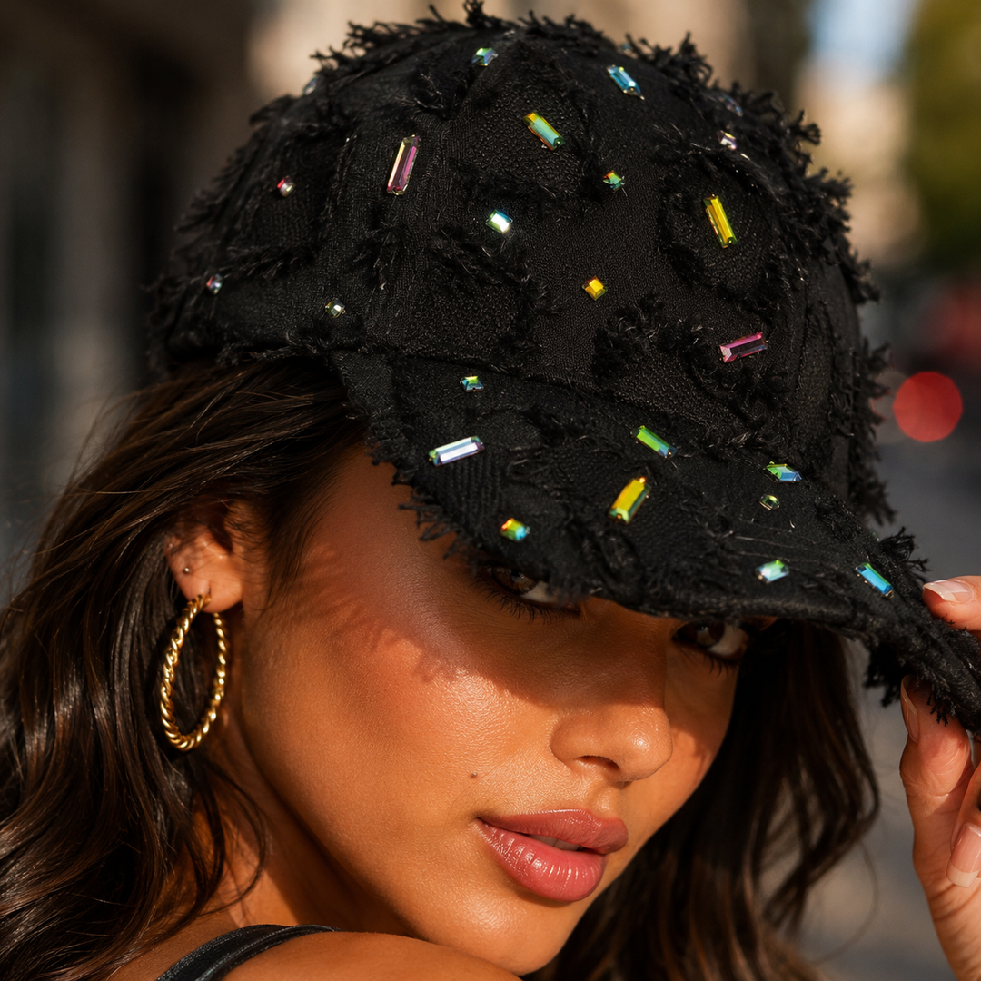 Ariana Shimmer Cap