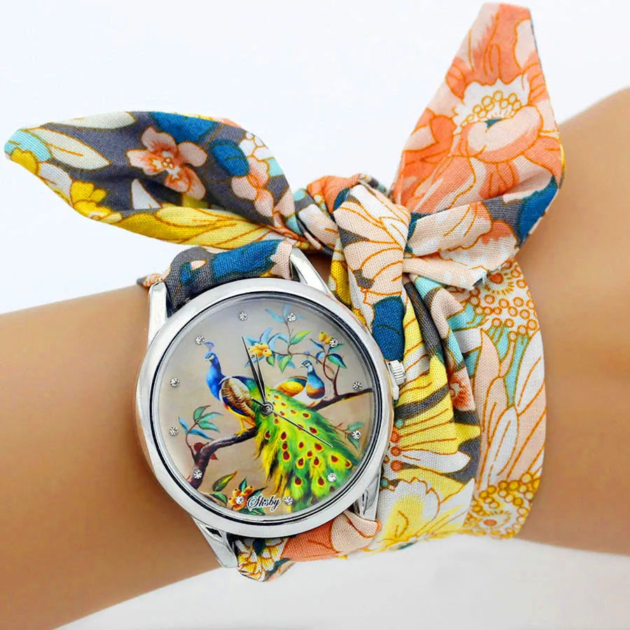 Mina Paisley Wrap Watch