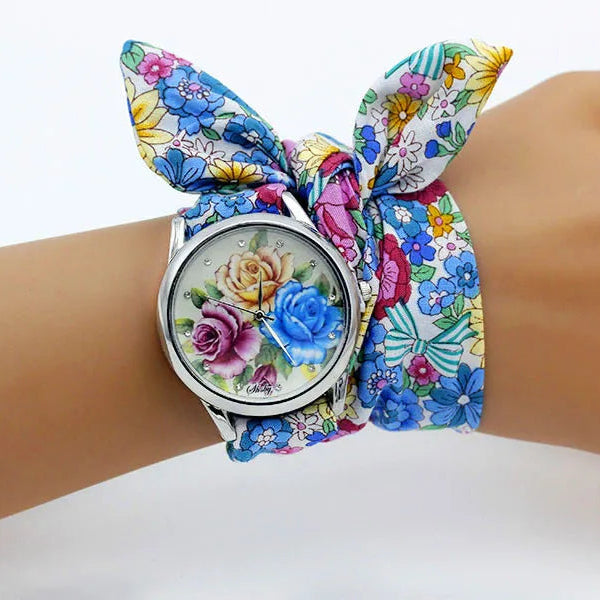 Mina Paisley Wrap Watch