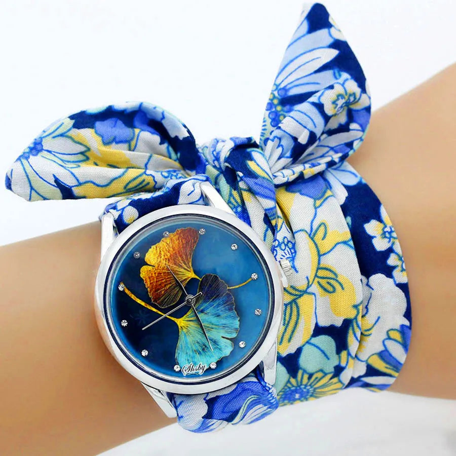 Mina Paisley Wrap Watch