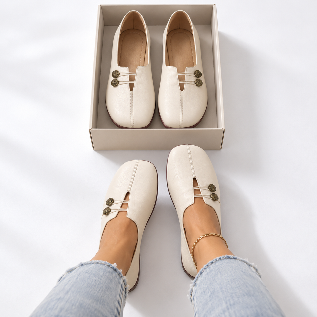 Maren Square-Toe Loafers
