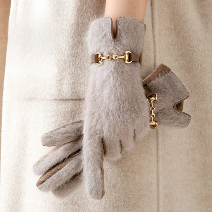 Avina Fur Gloves