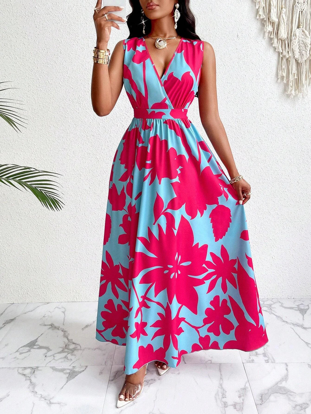 Valeria Airy Midi Dress