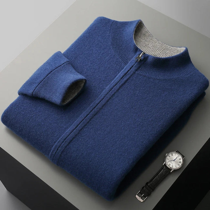 Leonard Cashmere Zip Hoodie