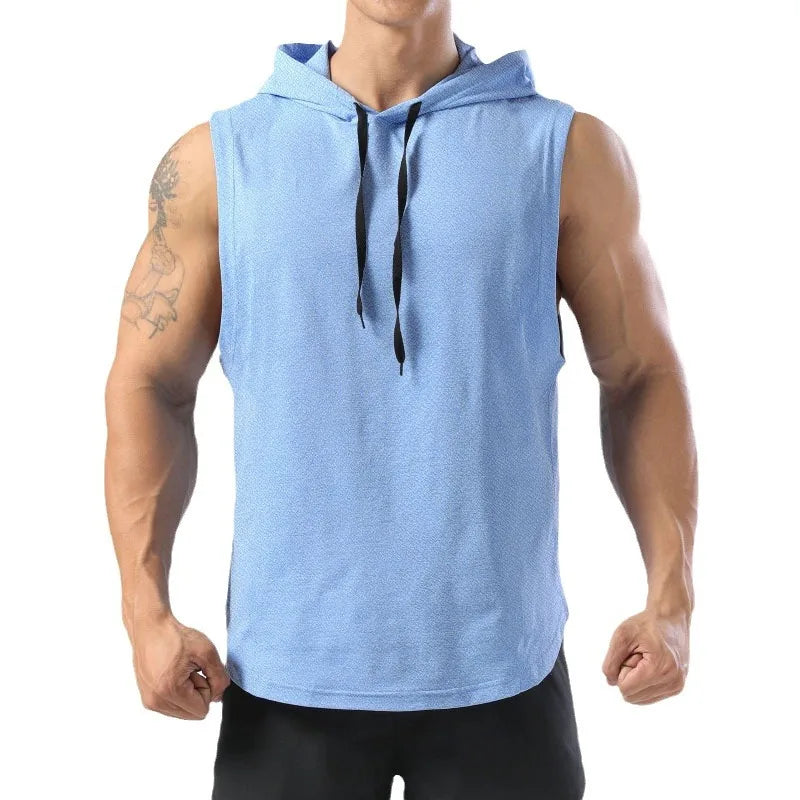 Nolan Cotton Tanktop Hoodie