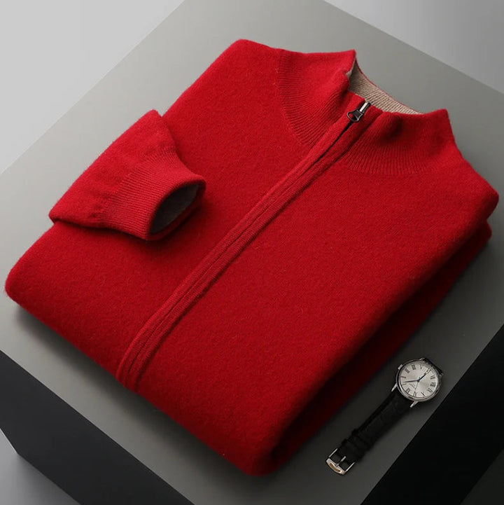 Leonard Cashmere Zip Hoodie