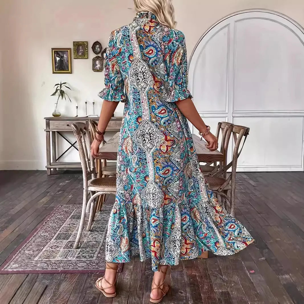 Alina Flowing Midi Dress