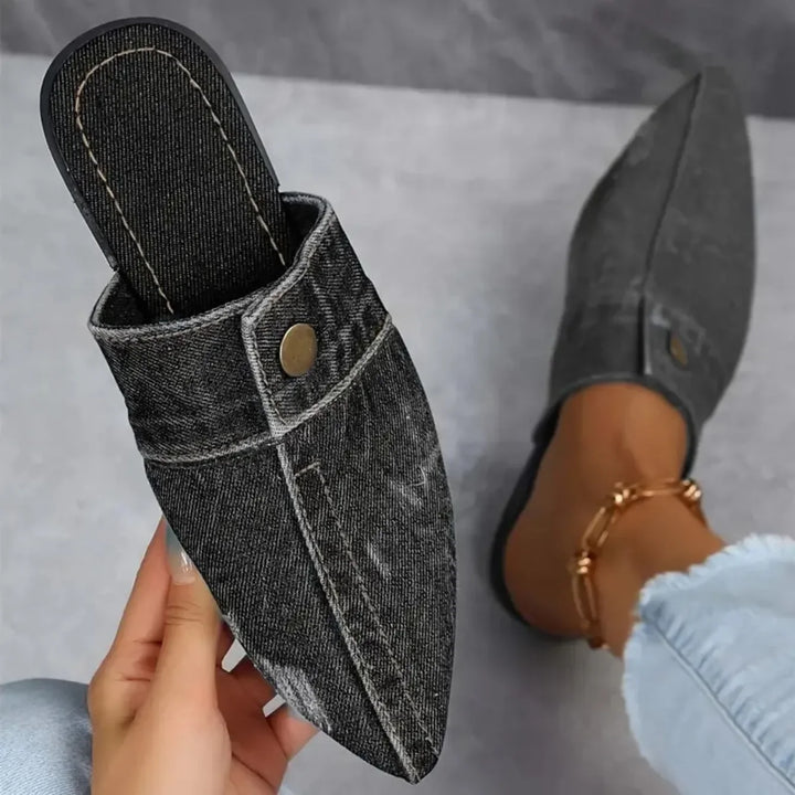 Kendall Denim Sandals