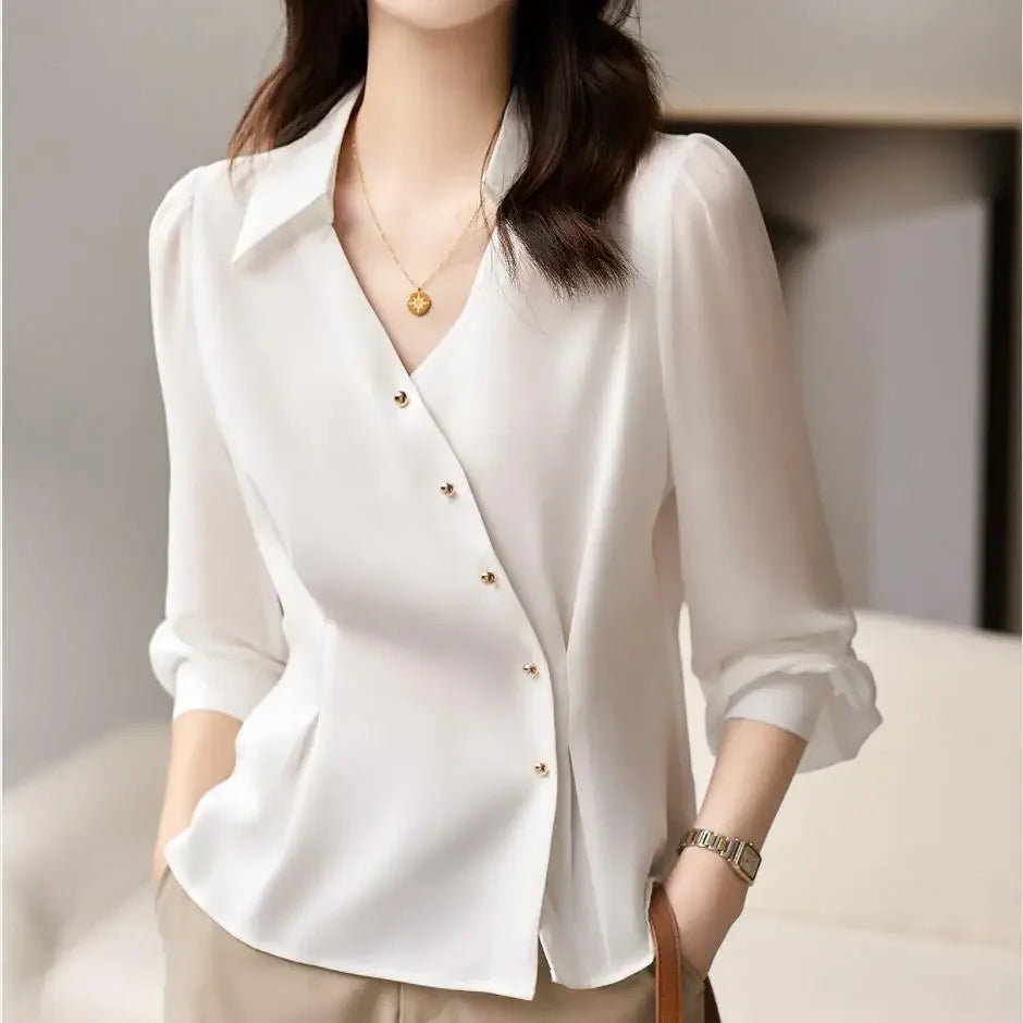 Lucine Italian Chiffon Top