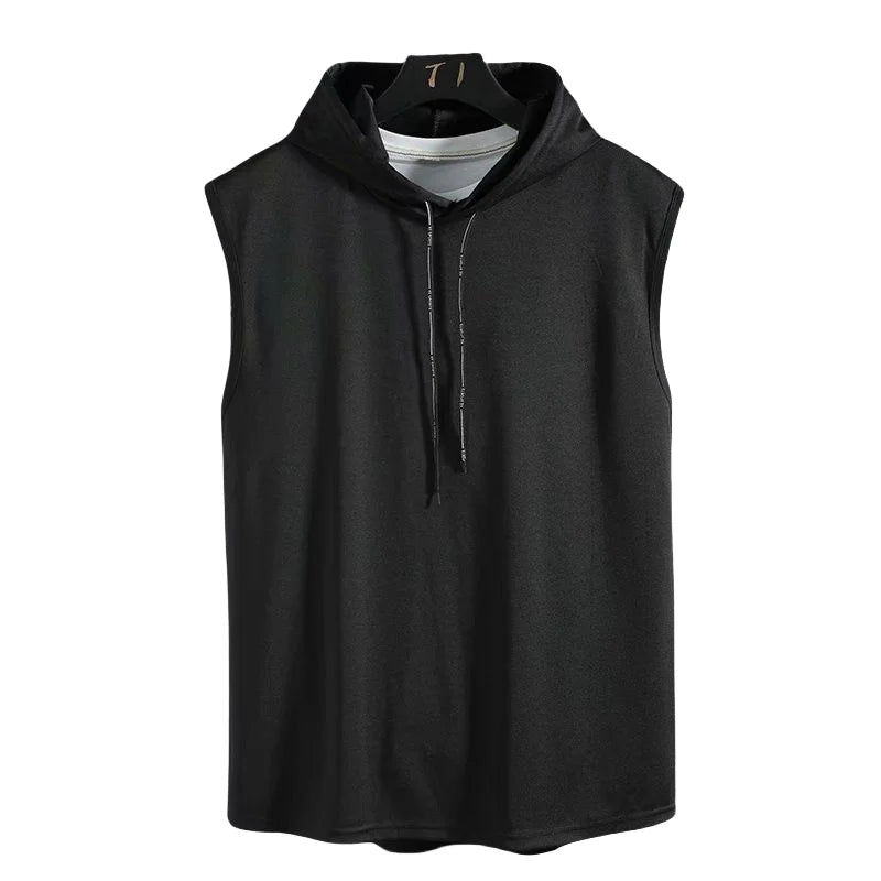 Nolan Cotton Tanktop Hoodie