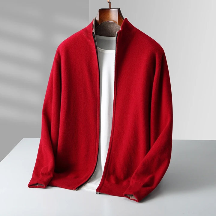 Leonard Cashmere Zip Hoodie