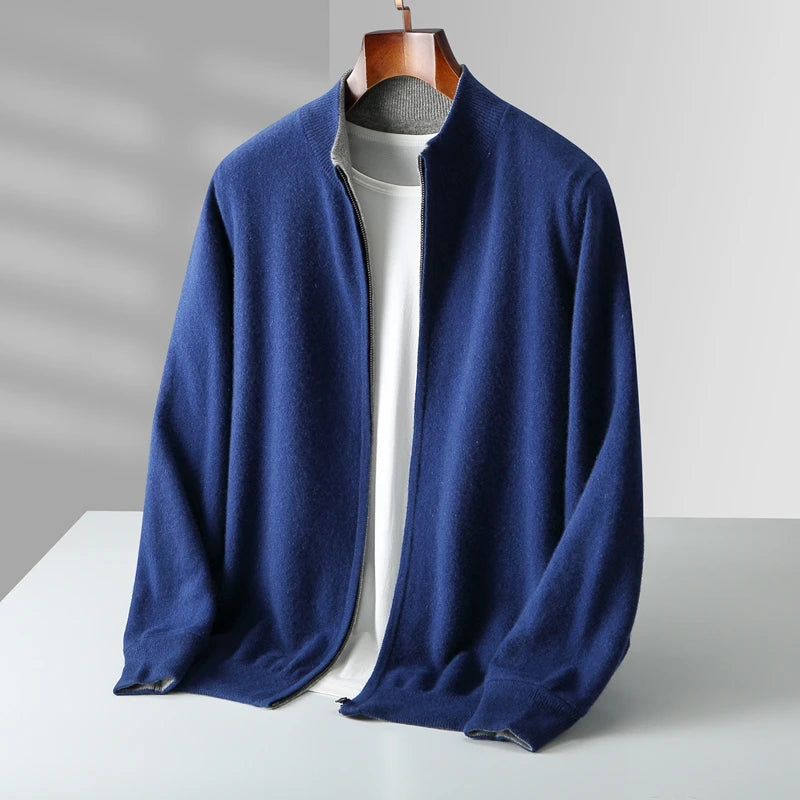 Leonard Cashmere Zip Hoodie