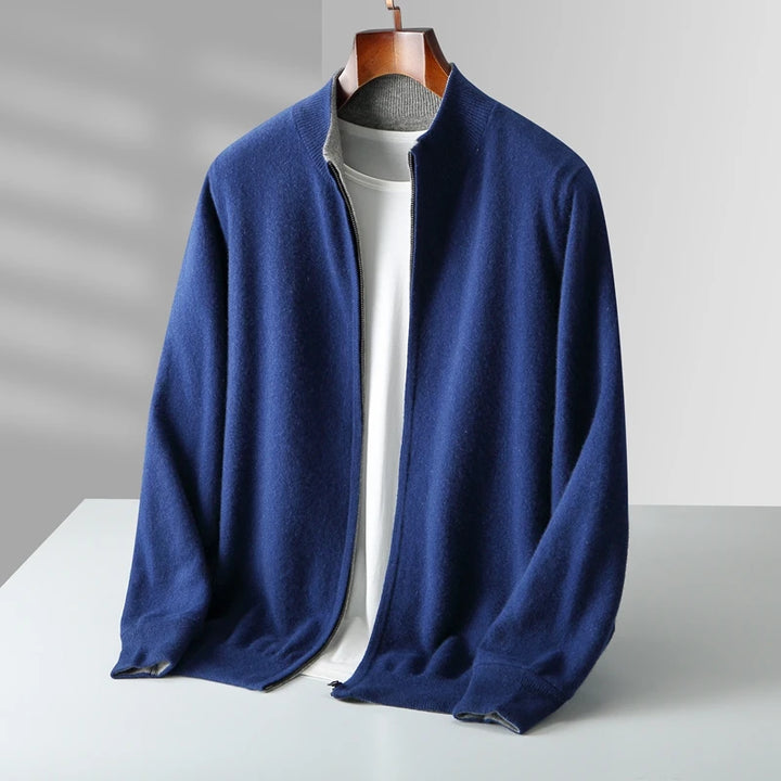Leonard Cashmere Zip Hoodie