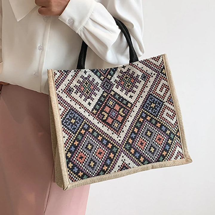 Bianca Patterned Tote Bag
