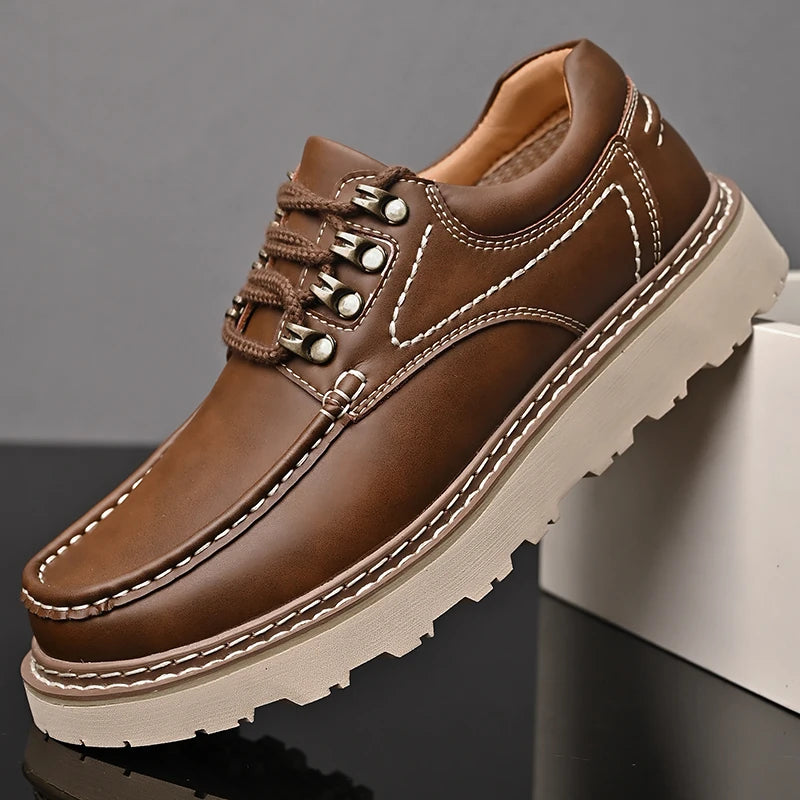 Caleb Hartley Leather Sneakers