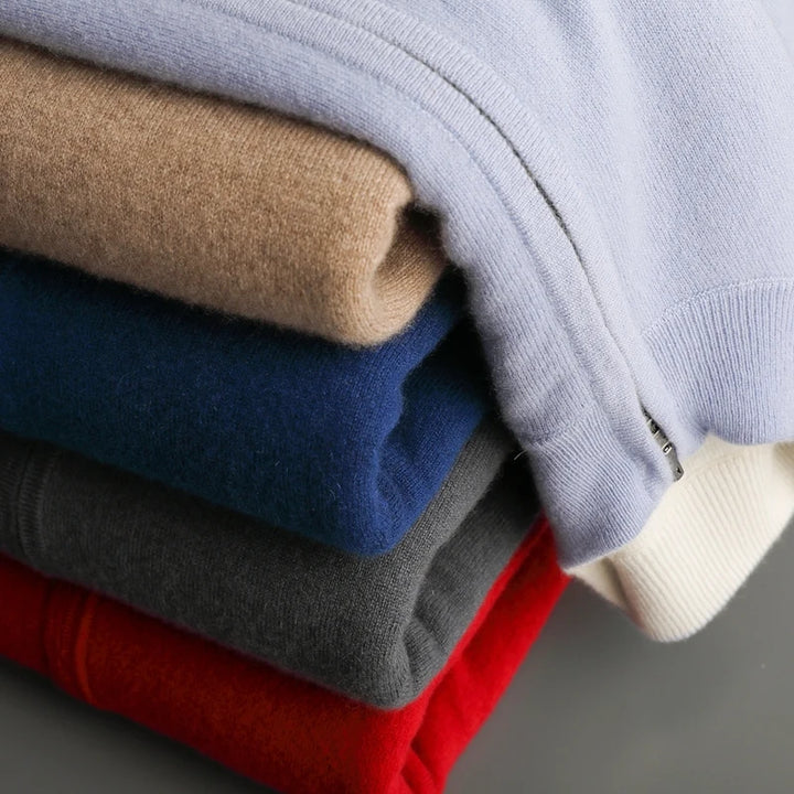 Leonard Cashmere Zip Hoodie