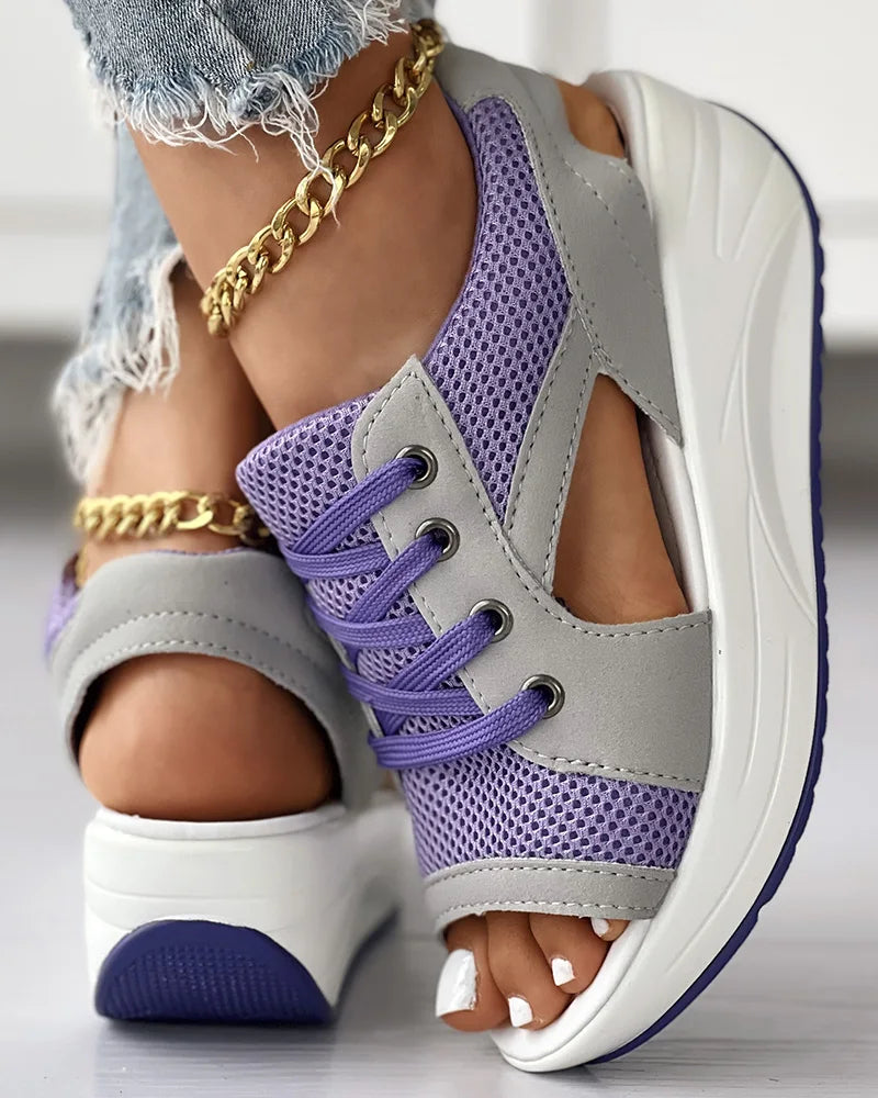 Nadia Open Cushion Sandals