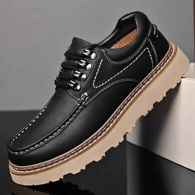 Caleb Hartley Leather Sneakers