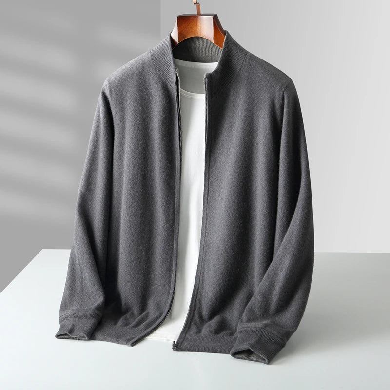 Leonard Cashmere Zip Hoodie