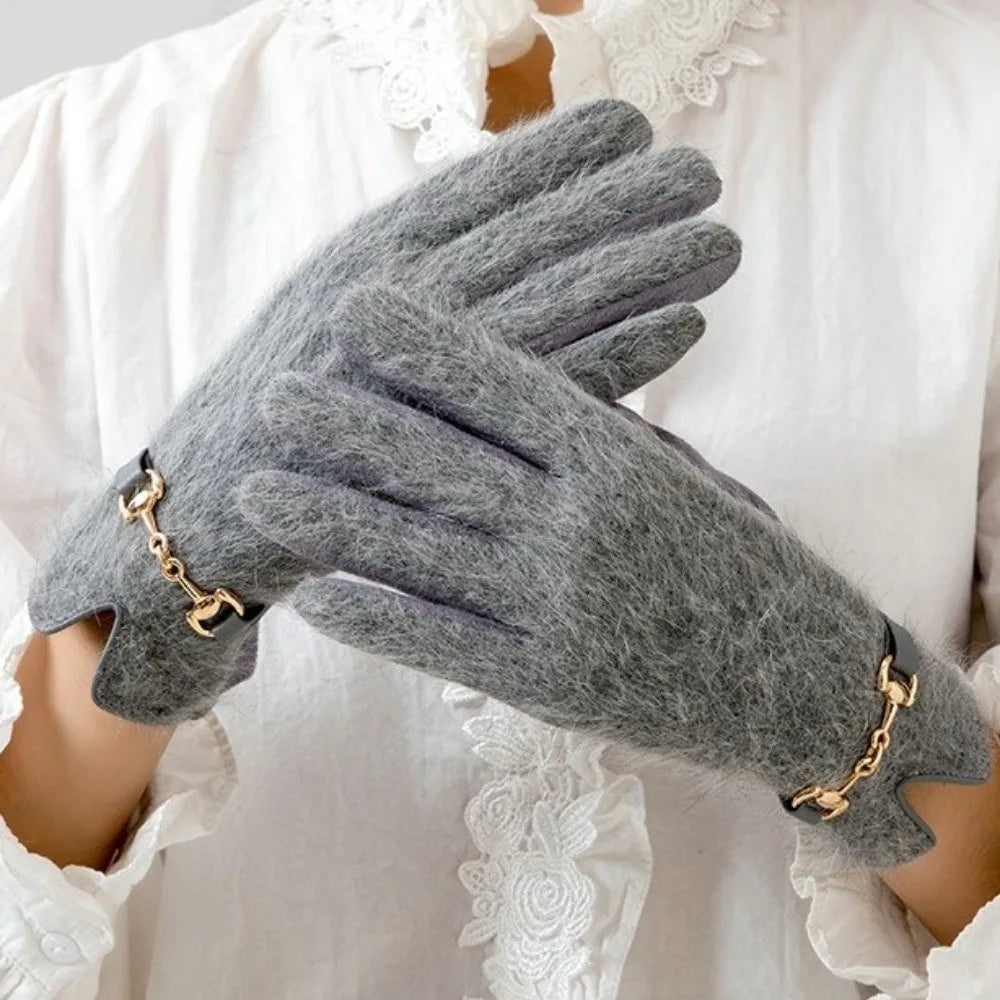 Avina Fur Gloves