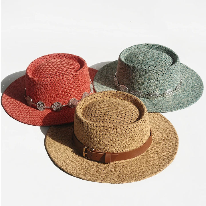 Taylor French Raffia Visor