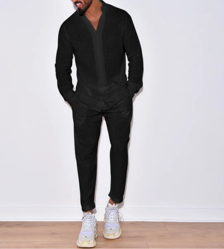 Jasper Linen Shirt Set