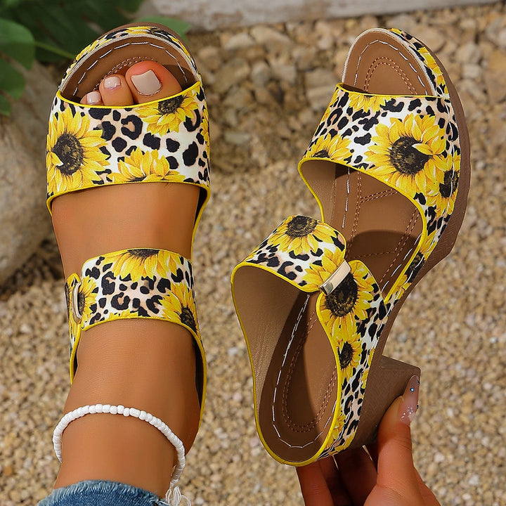 Alessia Floral Comfort Sandals