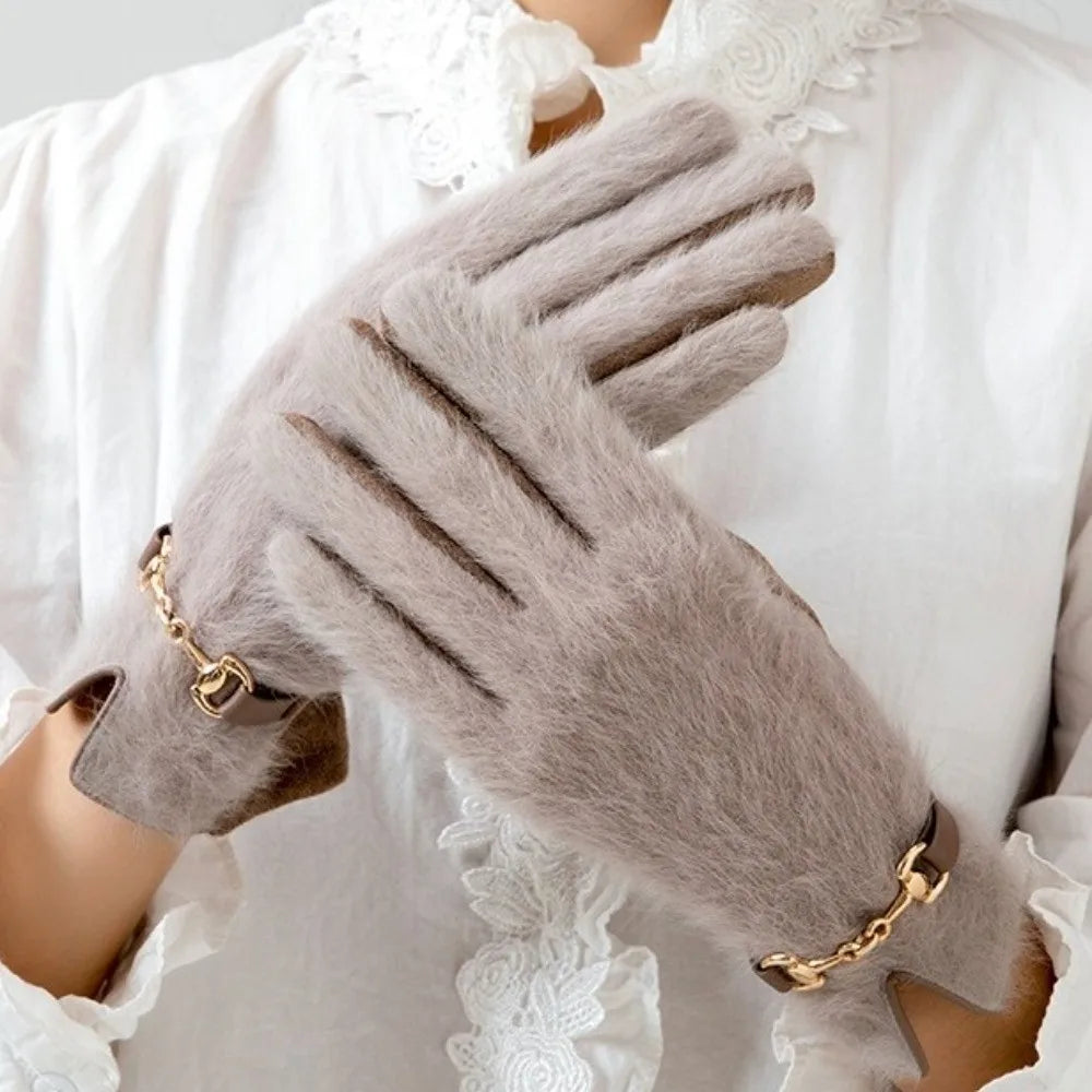 Avina Fur Gloves