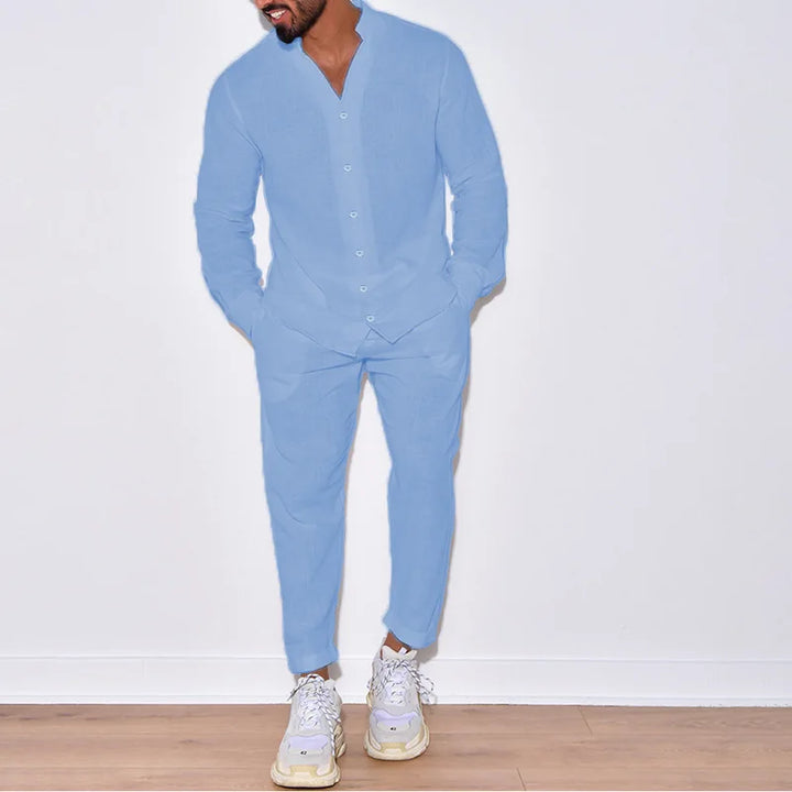 Jasper Linen Shirt Set