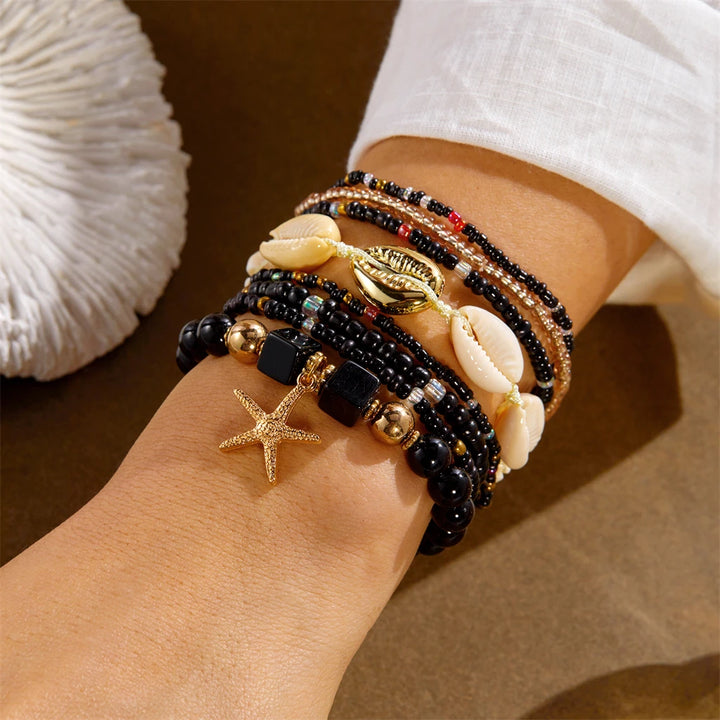 Sienna Shell Bead Bracelet