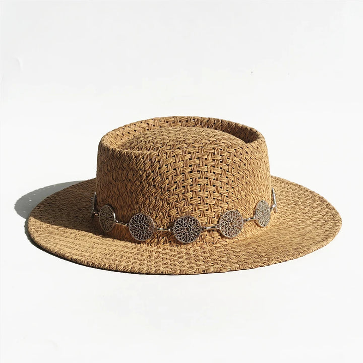 Taylor French Raffia Visor