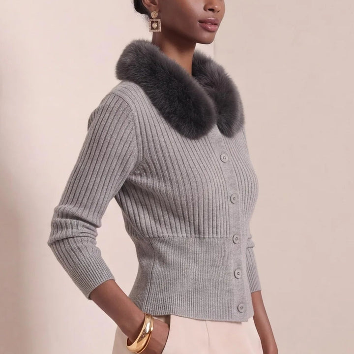 Rosina Fur Cardigan