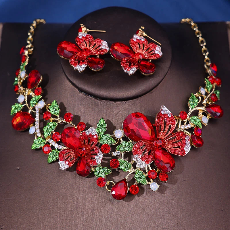 Celestia Floral Gem Necklace