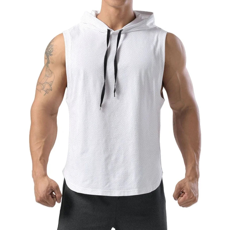 Nolan Cotton Tanktop Hoodie