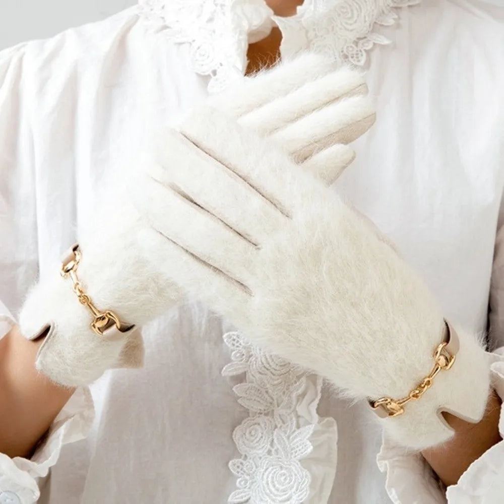 Avina Fur Gloves