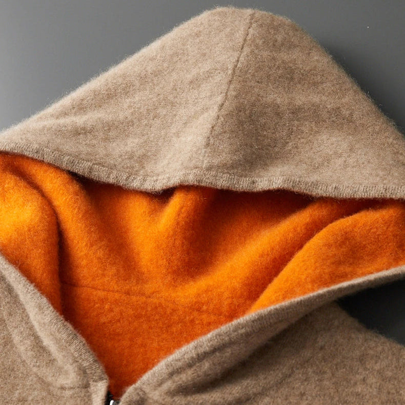 Cassiel Cashmere Zip Hoodie