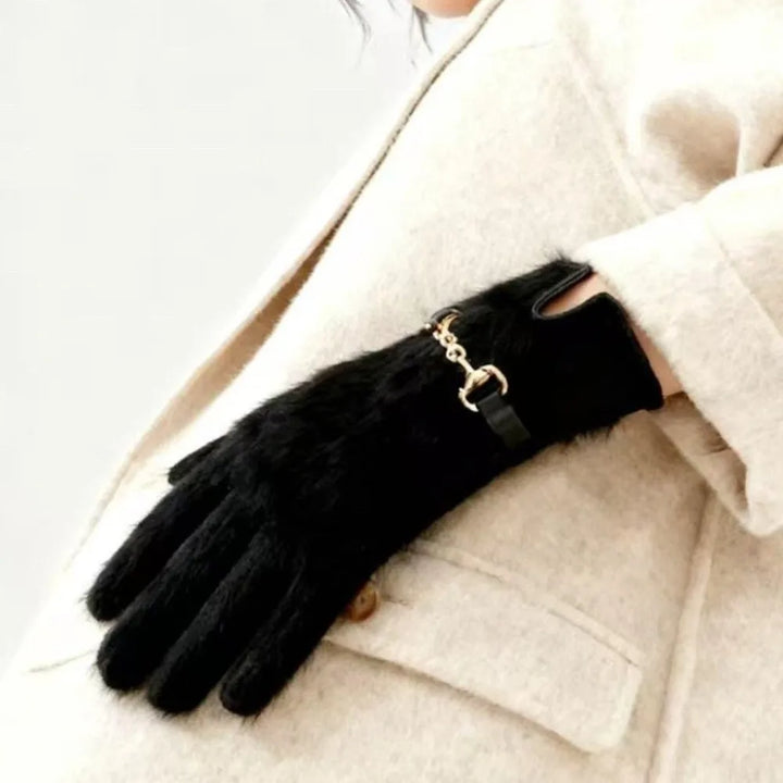 Avina Fur Gloves