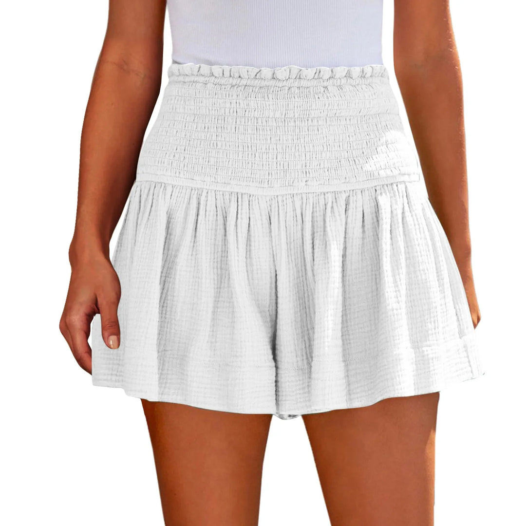 Lioren Cotton Smocked Skirt