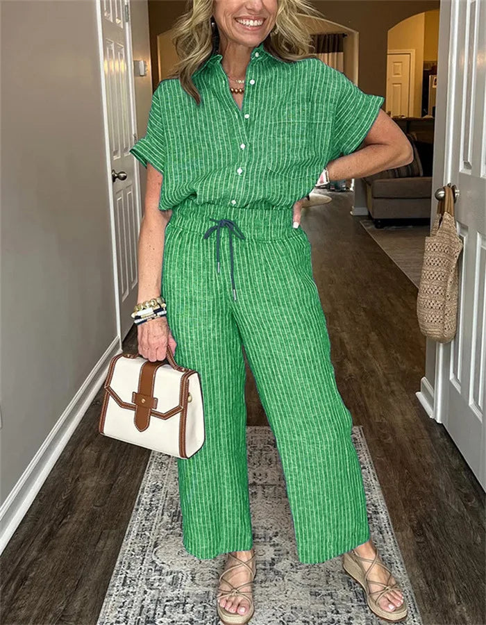 Amellia Relaxed Linen Set