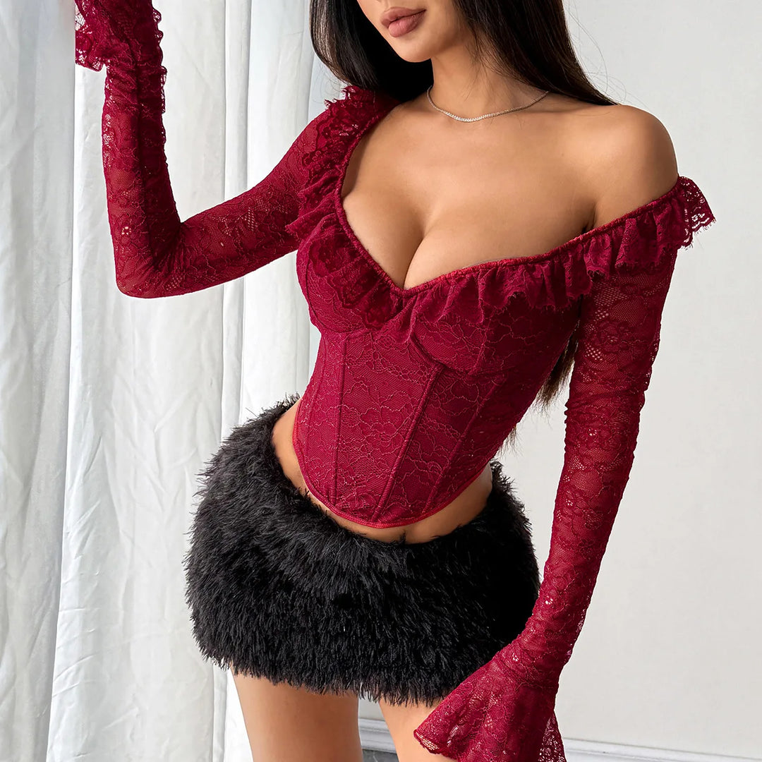 Liliana Velvet Corset Top