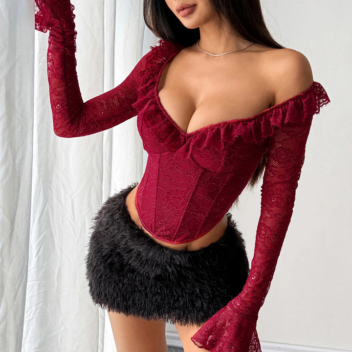 Liliana Velvet Corset Top