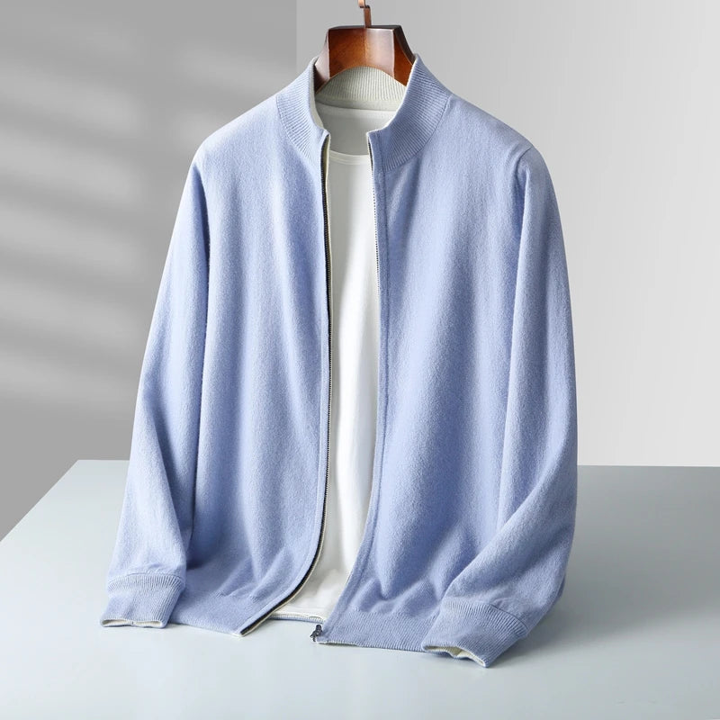 Leonard Cashmere Zip Hoodie