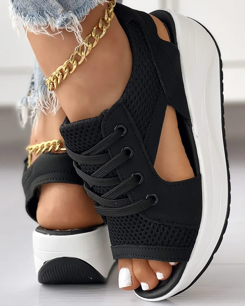 Nadia Open Cushion Sandals