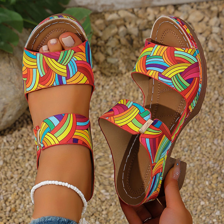 Alessia Floral Comfort Sandals