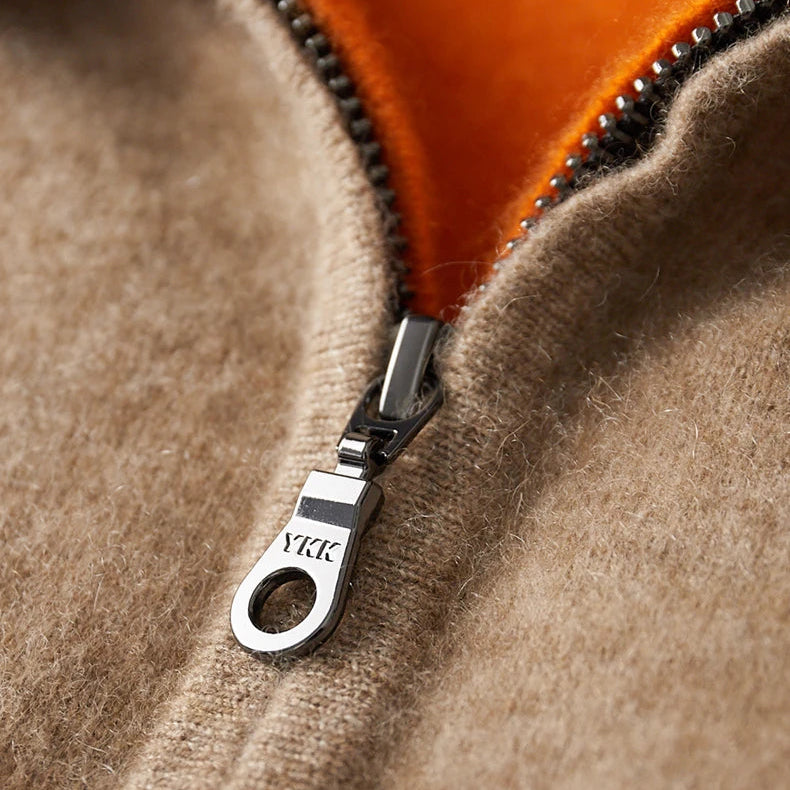 Cassiel Cashmere Zip Hoodie