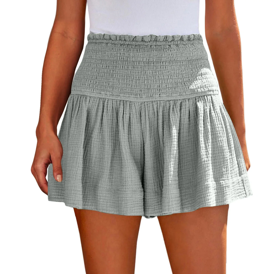 Lioren Cotton Smocked Skirt