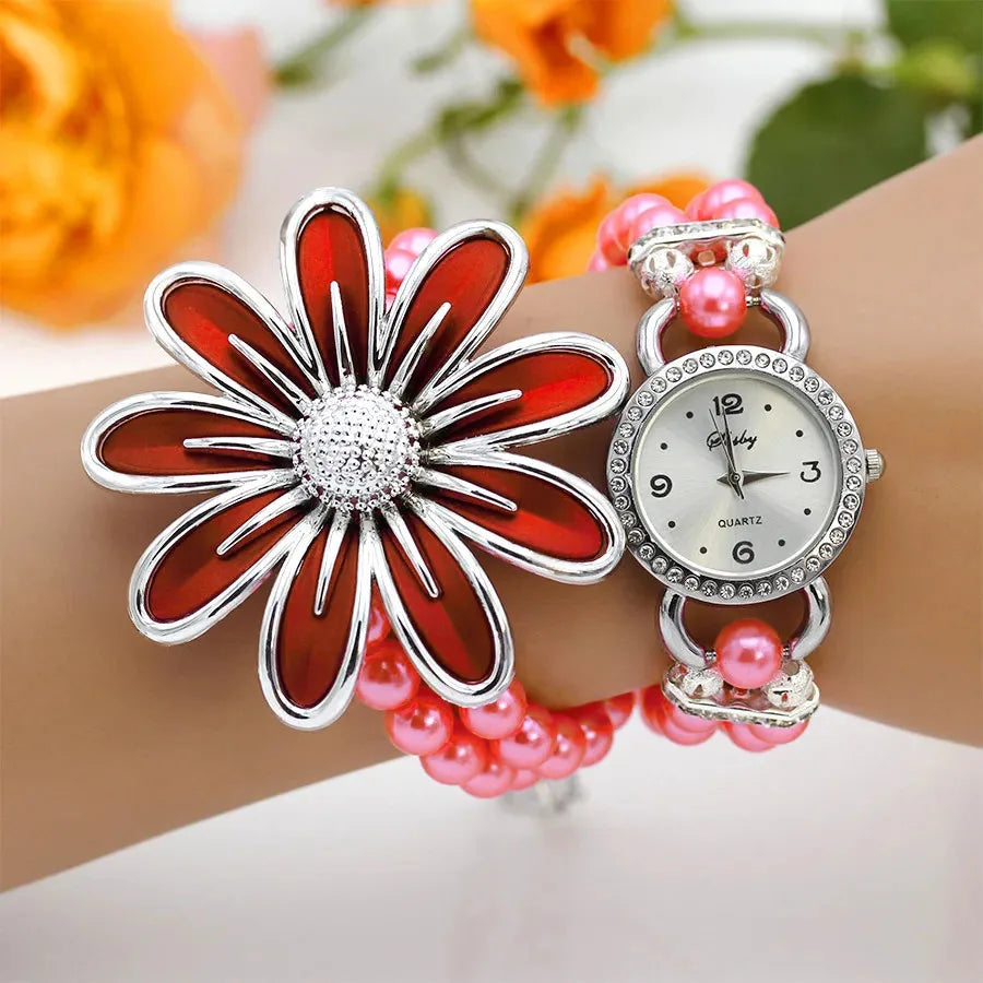 Avella Pearl Watch Set