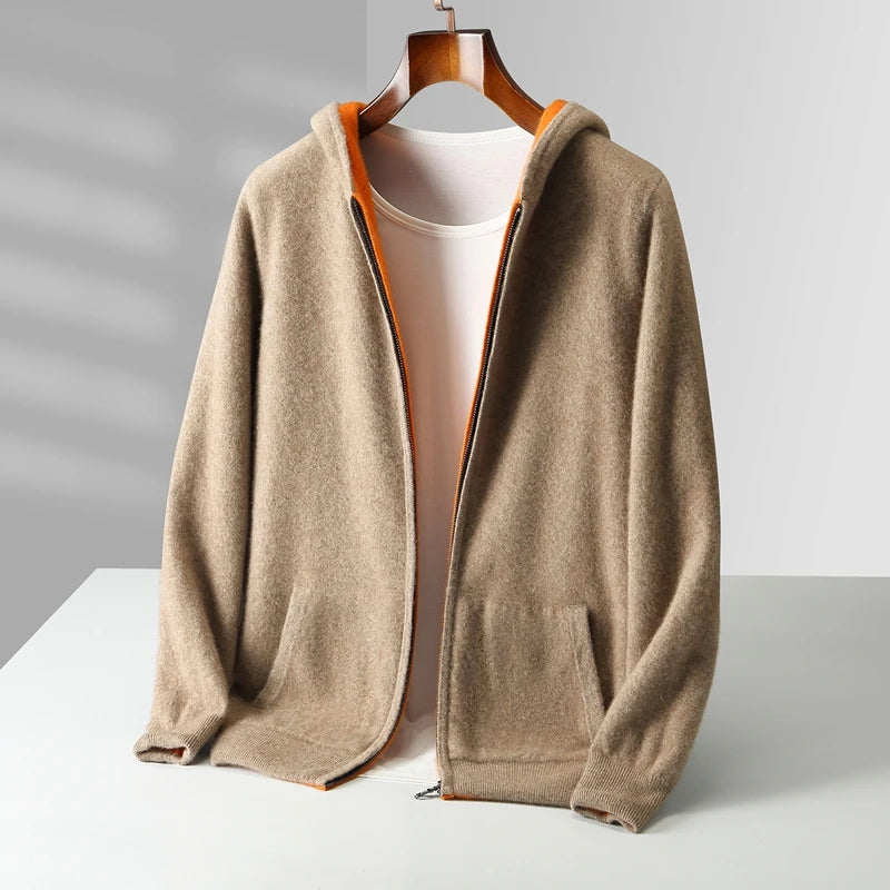Cassiel Cashmere Zip Hoodie